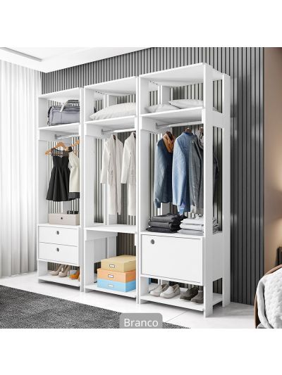 Conjunto Titan com Porta e com Gavetas