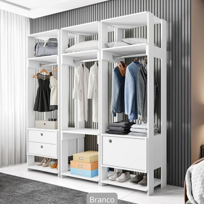 Conjunto Titan com Porta e com Gavetas