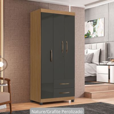 Guarda Roupa Lion 3 Portas